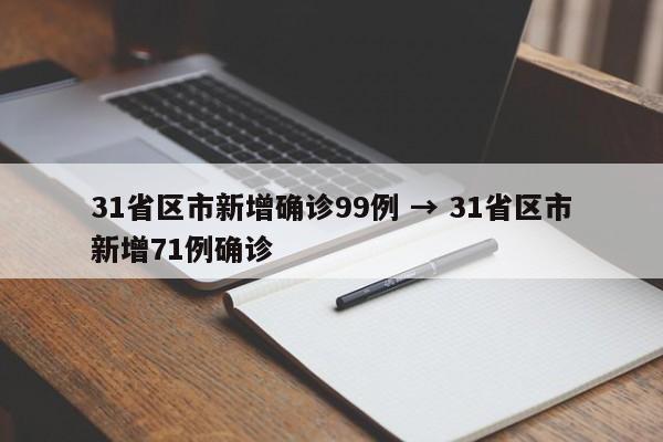 31省区市新增确诊99例 → 31省区市新增71例确诊